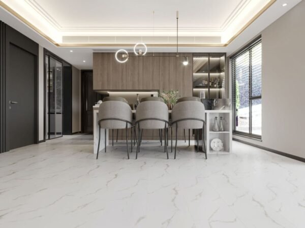 Biyork Vinyl Tiles HydroGen 6 Combed Cotton Click Lock 12" x 24" - Image 2