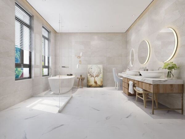 Biyork Vinyl Tiles HydroGen 6 Porcelain Click Lock 12" x 24" - Image 2