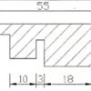 Toucan Laminate Flooring TF25 Series #2501 Stair Nose 94-1/2" - Image 2