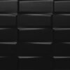 Centura Wall Tiles Design Positive Noir 0 3D Virvolt Matte 8" x 20"