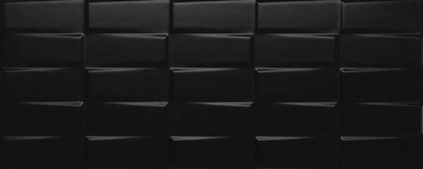 Centura Wall Tiles Design Positive Noir 0 3D Virvolt Matte 8" x 20"