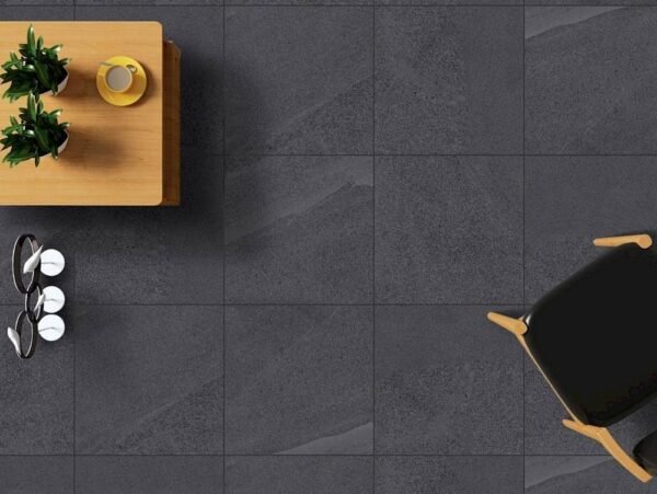 Centura Floor Tiles York Anthracite Matte 12" x 24" - Image 3