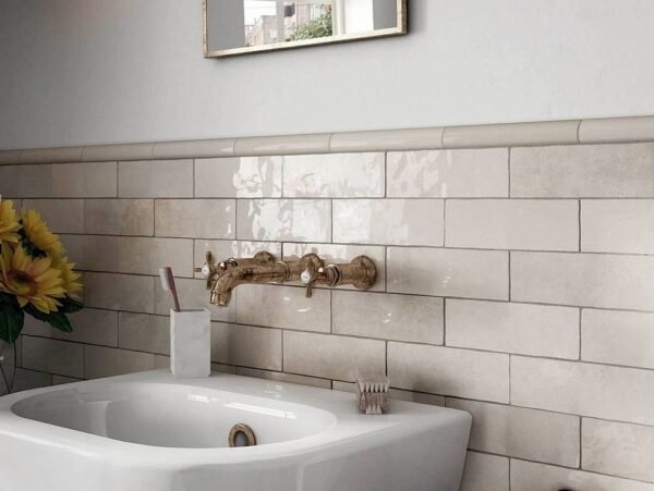 Centura Wall Tiles Artisan Ochre Glossy 2-1/2" x 8" (5.28 sqft/box) - Image 3
