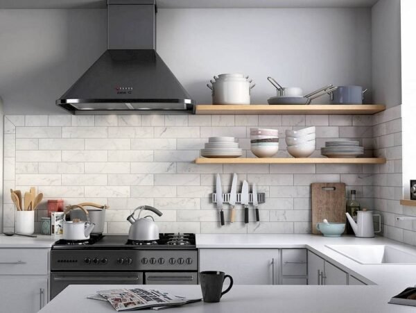 Centura Wall Tiles Carrara Matte 3" x 12" - Image 3