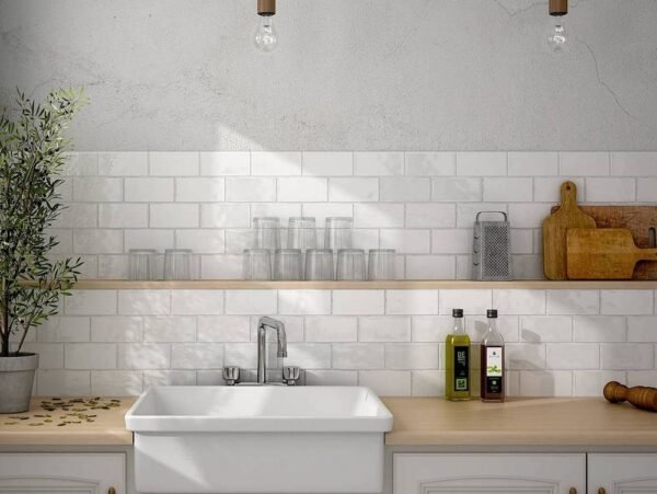 Centura Wall Tiles Masia White Glossy 3" x 6" (11 sqft/box) - Image 3