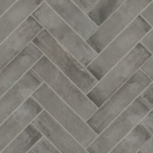 Italbec Floor Tiles Deco Style Charcoal Natural 2" x 8"