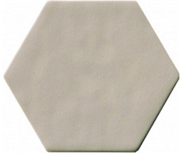Italbec Floor Tiles New Panal Hexagone Cream Matte 6" x 7"