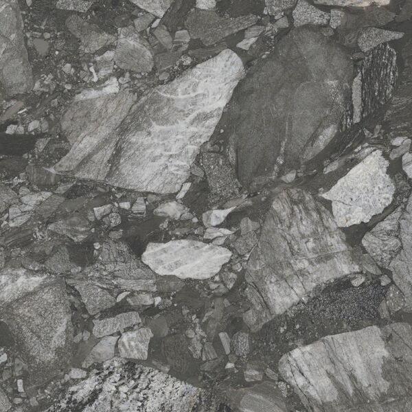 Italbec Floor Tiles Stone River Black Polished 35" x 35"