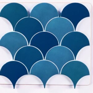Italbec Wall Tiles Squama Turchese Glossy 3" x 5"