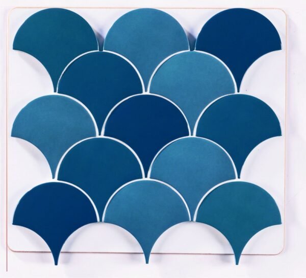 Italbec Wall Tiles Squama Turchese Glossy 3" x 5"