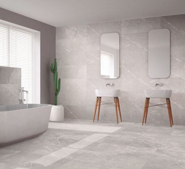 Italbec Floor Tiles Aneto Grey Natural 24" x 24" - Image 2