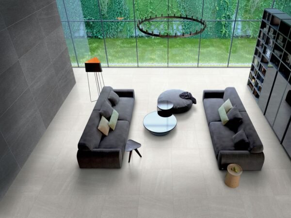 Italbec Floor Tiles Basalt White Natural 12" x 24" - Image 2