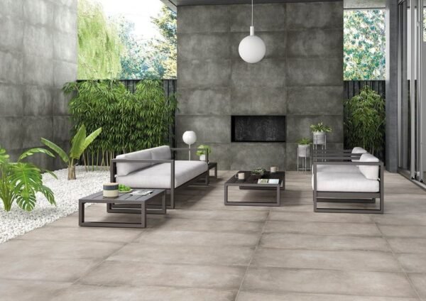 Italbec Floor Tiles Basilea Grey Natural 39" x 39" - Image 2