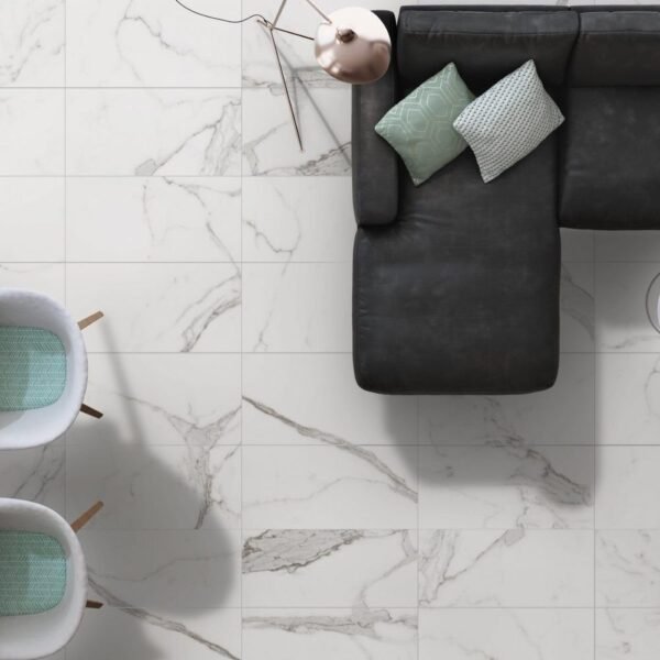 Italbec Floor Tiles Palatina Blanco Polished 24" x 24" - Image 2