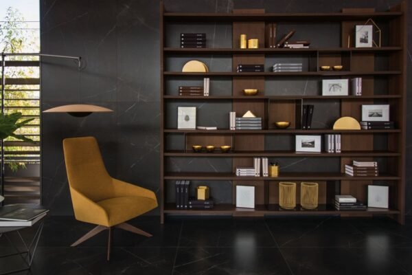 Italbec Floor Tiles Storm Negro Polished 39" x 39" - Image 2
