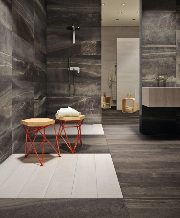 Italbec Floor Tiles Sync Coal Natural 24" x 24" - Image 2
