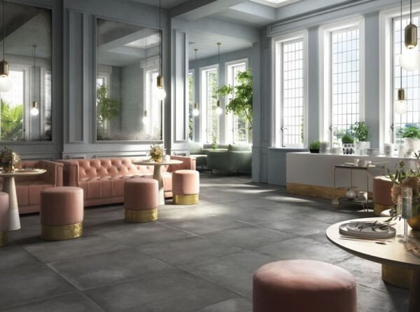 Italbec Floor Tiles Worn Shadow Natural 32" x 32" - Image 2