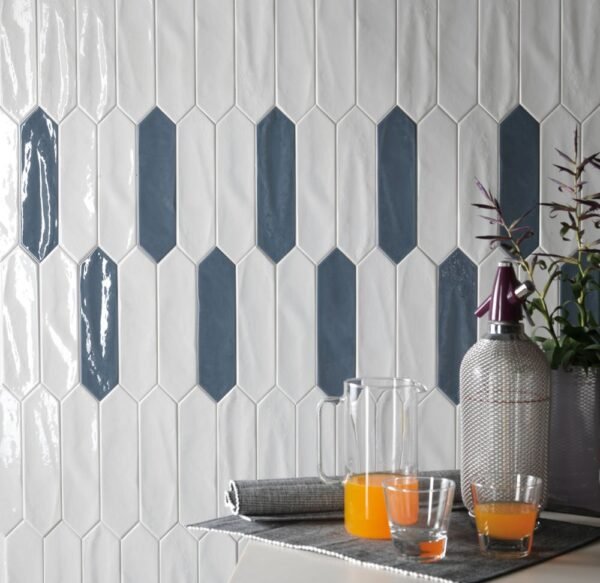 Italbec Wall Tiles Crayons White Matte 3" x 12" - Image 2