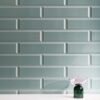 Italbec Wall Tiles Dintorni Grigio Glossy 3" x 12" - Image 2