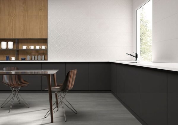 Italbec Wall Tiles Essential Tartan White Matte 16" x 48" - Image 2
