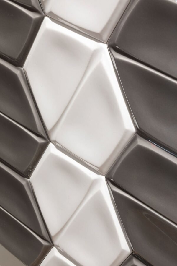 Italbec Wall Tiles Magnolia Charcoal Glossy 6" x 7" - Image 2