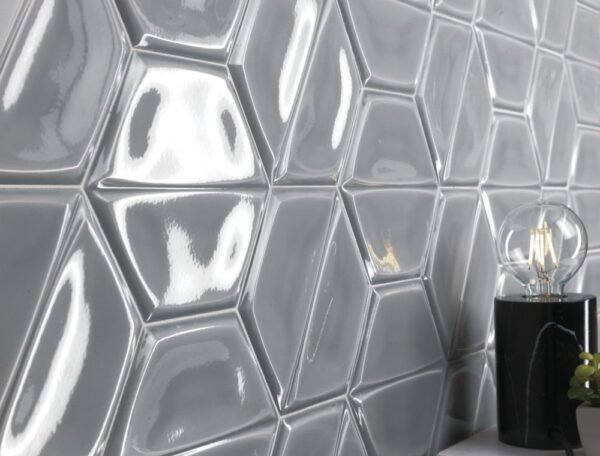 Italbec Wall Tiles Magnolia Smoke Glossy 6" x 7" - Image 2