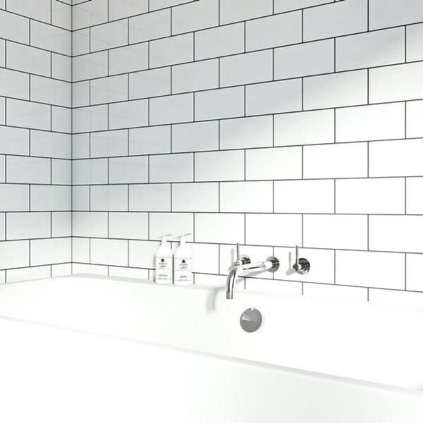 Italbec Wall Tiles Rak White Matte 2-5/16" x 9-13/32" - Image 2