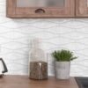 Italbec Wall Tiles Wave White 3" x 12" - Image 2