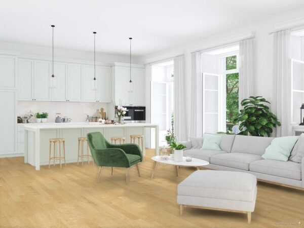 Lauzon Expert Engineered Hardwood Decor Natural Hard Maple Select and Better 5-3/16" - 3/4" - Image 2