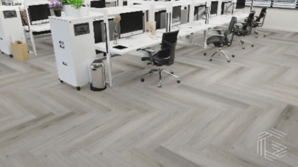 Grandeur Flooring Vinyl Planks Designer Click Lock Rice Lake 5" x 24" - Image 2
