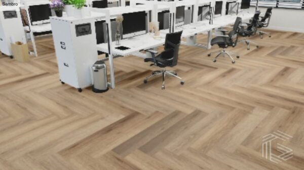 Grandeur Flooring Vinyl Planks Designer Click Lock Sambro 5" x 24" - Image 2