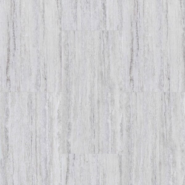 Next Floor Vinyl Tiles StoneCast Monumental 526 Travertino Argento Click Lock 12" x 24"
