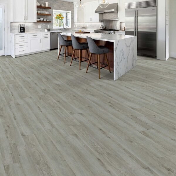 Next Floor Vinyl Planks StoneCast Amazing Nickel Finished Oak Click Lock 7" x 48" - Image 2