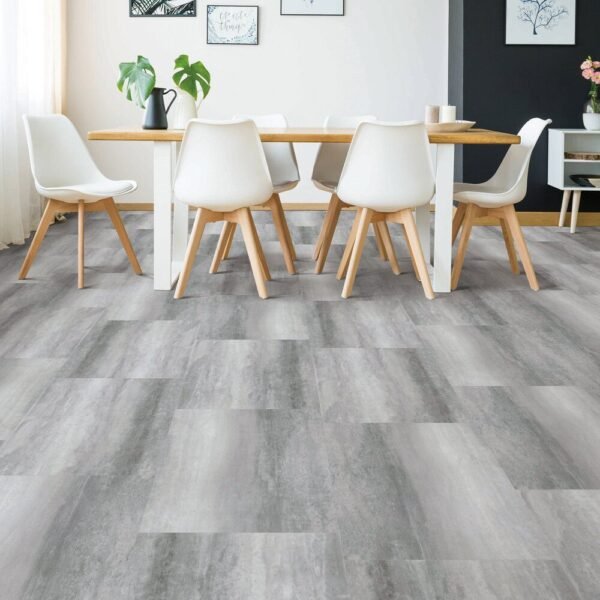 Next Floor Vinyl Tiles Patina Silver Stria Glue Down 18" x 24" - Image 2