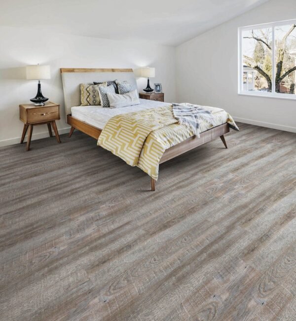 Next Floor Vinyl Planks StoneCast Incredible Weathered Barnboard Click Lock 7" x 48" - Image 2