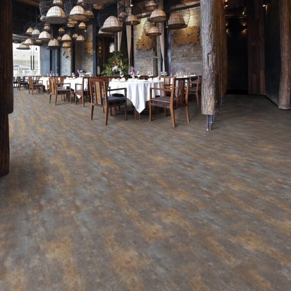 Next Floor Vinyl Tiles Patina Antique Bronze Glue Down 18" x 24" - Image 2