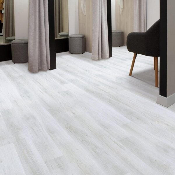 Next Floor Vinyl Plank ScratchMaster Center Point Winter Hickory Glue Down 6" x 48" - Image 2