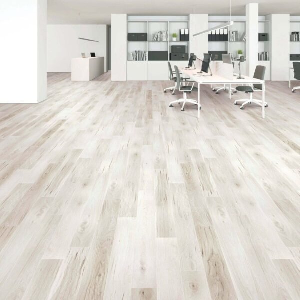 Next Floor Vinyl Plank ScratchMaster Center Point Faded Hickory Glue Down 6" x 48" - Image 2