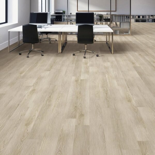 Next Floor Vinyl Plank ScratchMaster Center Point Natural Oak Glue Down 6" x 48" - Image 2