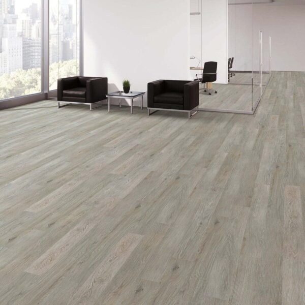 Next Floor Vinyl Plank ScratchMaster Center Point Taupestone Oak Glue Down 6" x 48" - Image 2