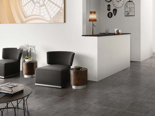 Centura Floor Tiles Fray Smoke Matte 12" x 24" - Image 2