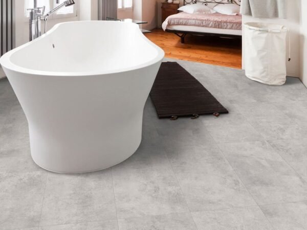 Centura Floor Tiles Wet Cement Light Grey Matte 12" x 24" - Image 2