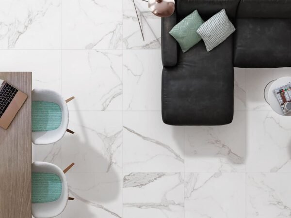 Centura Floor Tiles Naos Blanco Matte 24" x 24" - Image 2