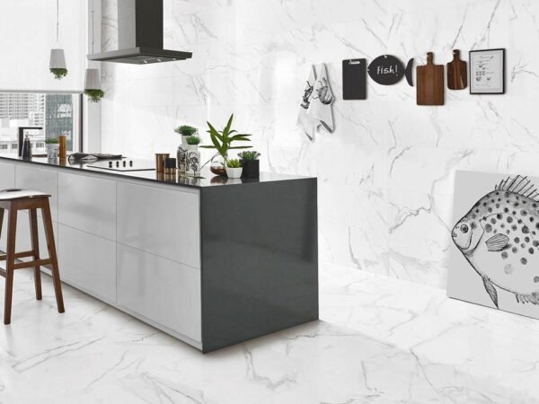 Centura Floor Tiles Precious Calacatta Matte 24" x 24" - Image 3