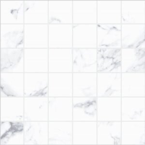 Centura Floor Tiles Statuario Bianco Bianco Matte 12" x 12"