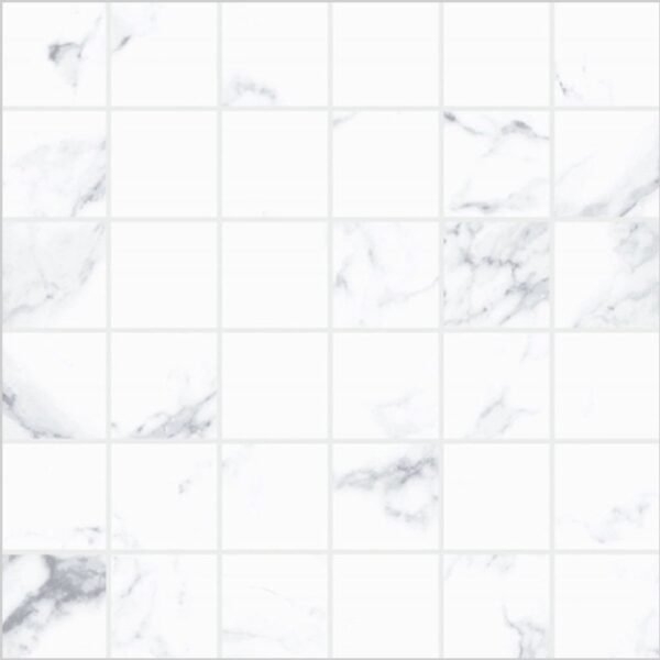 Centura Floor Tiles Statuario Bianco Bianco Matte 12" x 12"