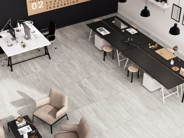 Centura Floor Tiles Reverso Silver Lappato 24" x 48" - Image 3