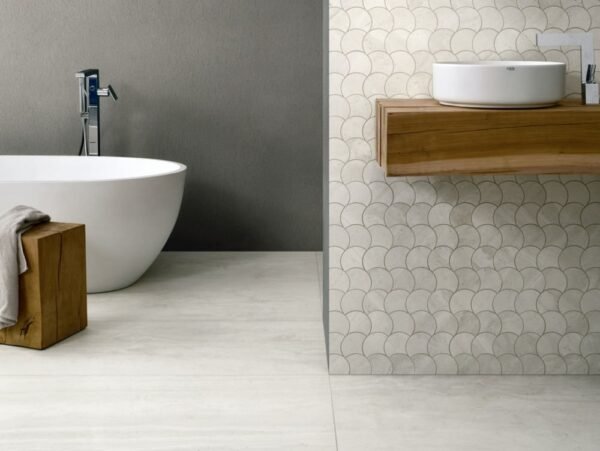 Centura Floor Tiles Reverso White Natural 24" x 48" - Image 5