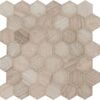MSI Surfaces Hexagon Mosaic Honeycomb Gray-Light Multi Finish 11-3/4" x 12"