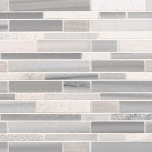 MSI Surfaces Mosaic Bergamo Gray-Light Multi Finish 12" x 12"